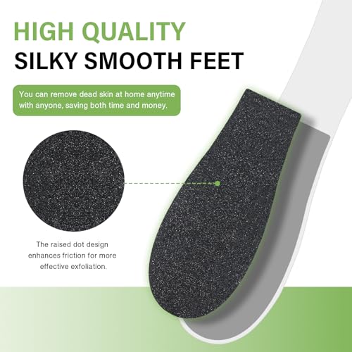 Professional Foot File Callus Remover - Dual Sided Pedicure Tool (10 Pack)