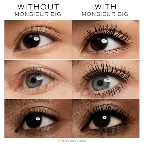 Lanc?me Monsieur Big Volumizing Mascara for up to 12x More Volume & 24H Wear - False Lash Effect - Black