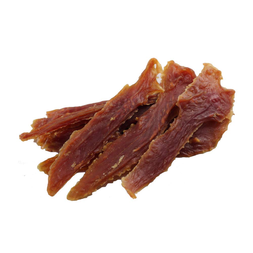 Amazon Brand - Solimo Duck Jerky Dog Treats,2 pounds