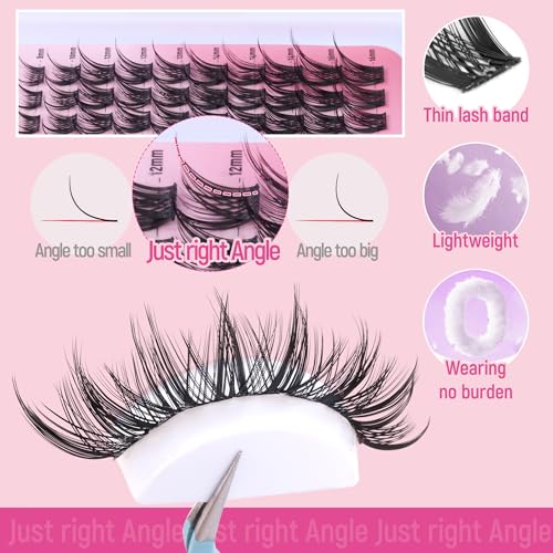 CORUSCATE Wispy Manga Lash Clusters 8-16mm DIY Eyelashes