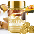 Layhomo Keratin Hair Treatment Serum Capsules for Dry, Damaged Hair