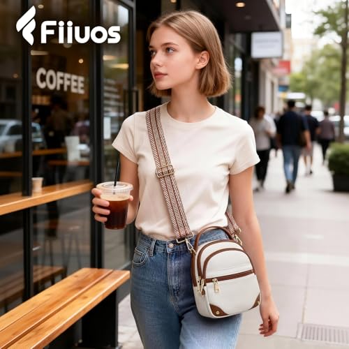 Anti Theft RFID Crossbody Bag for Women Small Travel Purse - Fiiuos
