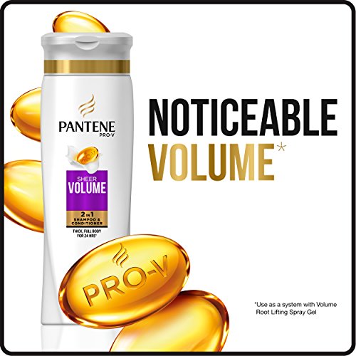 Pantene Pro-V Sheer Volume 2 in 1 Shampoo & Conditioner, 20.1 fl oz