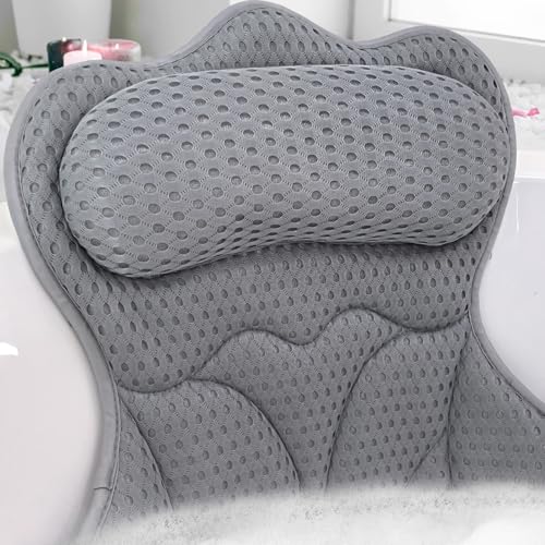 Bath Pillow for Tub with Neck & Back Support