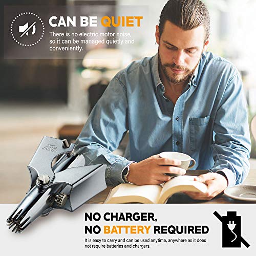 ROYAL Water-Resistant Nose Hair Trimmer for Men - Painless & Manual