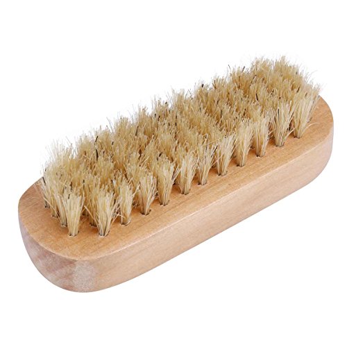 Double-Sided Wooden Nail Brush for Manicure & Pedicure - 4 Pack