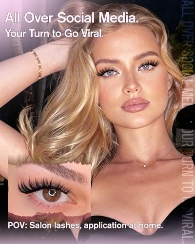 EYDEVRO Bunny Manga Lash Clusters - 120 Pcs Wispy Wet Look Lashes