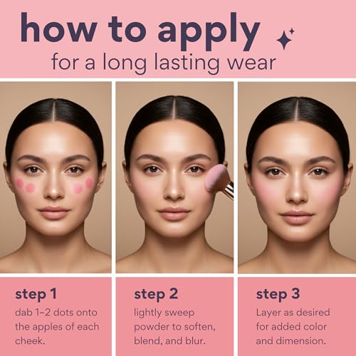 dearcloud Dewy Hydration Watercolor Blush Duo ? Bubble ? liquid blush for cheeks with niacinamide and aloe vera ? Korean beauty makeup (.35 oz)