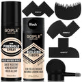 WOZUTUNT Hair Thickening Fibers & Spray Set for Men's Hair & Beard - Volume & Hairline Enhancer