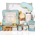 11-Piece Self Care Gift Basket for Women with Moon Lamp