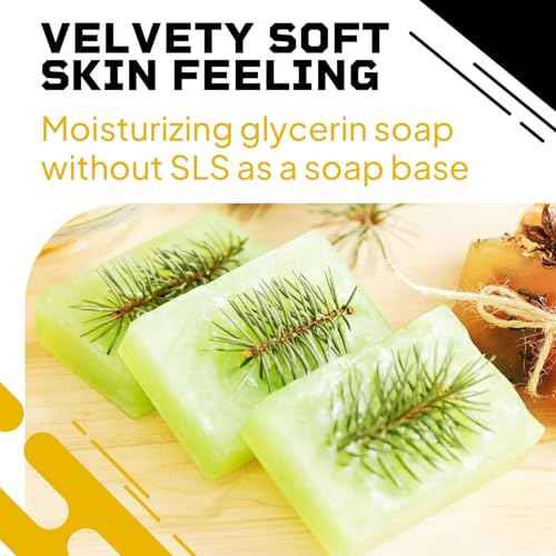 DIBYS DIY Soap Making Kit for All | SLS-Free Transparent Glycerin Soap Base | Homemade Soap Kit for Beginners with Essential Oils, Colors & Ingredients | Arts & Crafts Gift Ideas