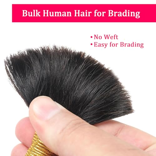 Deep Wave Bulk Braiding Hair 50g 16 Inch Human Hair Extensions