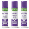 Medline Remedy Clinical Lip Balm, 3 Count, Citrus Scent, Moisturizing, Hydrating, Nourish, Nutrient Rich, Soothing Natural Oils, Revitalize, Comforting, Skin Conditioners, 0.15 oz Stick