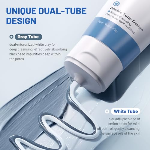 Relaso Dual-Tube Clay Mask for Face & Body