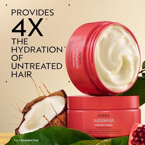 Aveda Nutriplenish Treatment Masque Deep Moisture | Intense Deep Conditioning Mask for Medium to Thick Dry Hair | Organic Pomegranate Oil, Coconut Oil, Mango Butter | 96% Naturally Derived*