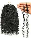 BEEOS Burmese Curly Human Crochet Hair 160g 20 Inch