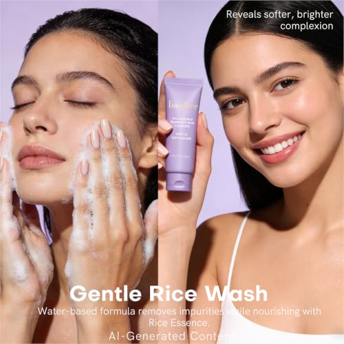 Travel Hydrating Skincare Set with Rice Essence & Lip Mask
