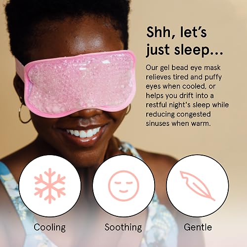 Eye Wrinkle Pads and Patches - Cooling Eye Mask for Puffiness - Ice Face Mask - Gel Eye Mask - Ice Mask to Reduce Wrinkles, Dark Circles, Eye Bags, Migraines - Hot & Cold Eye Mask by Grace and Stella