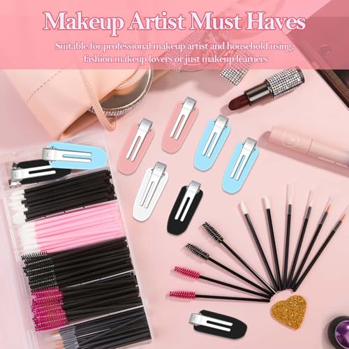 Audab Disposable Makeup Applicators Kit with Mixing Palette