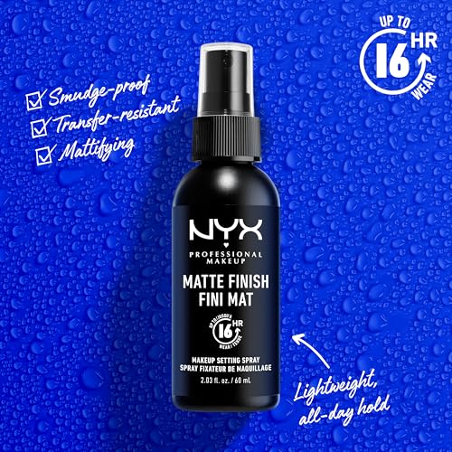 NYX Professional Makeup Matte Setting Spray - Long-Lasting, Vegan