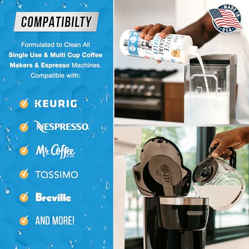 ACTIVE Coffee Machine Descaler 32oz Liquid - Compatible with Keurig, Nespresso & More