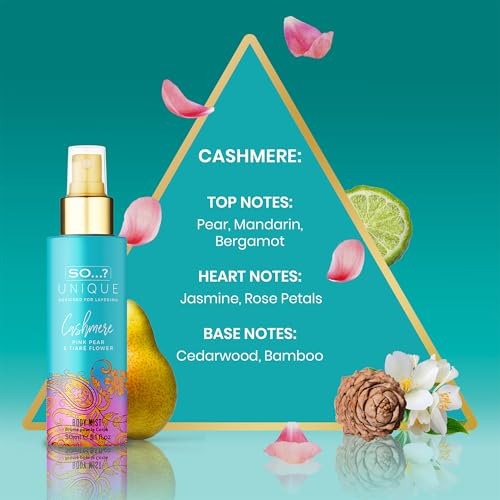 So...? Body Mist Set for Women - 6 Travel Size Sprays