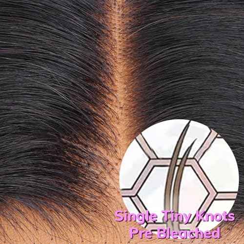 IDN BEAUTY SKINLIKE REAL HD 2X6 Lace Closure Human Hair 20 Inch Body Wave Closure Bleached Single Knots HD Closure Ultra-thin 2x6 Lace Closure Virgin Human Hair 0.1 mm Pre Plucked Hairline Closure
