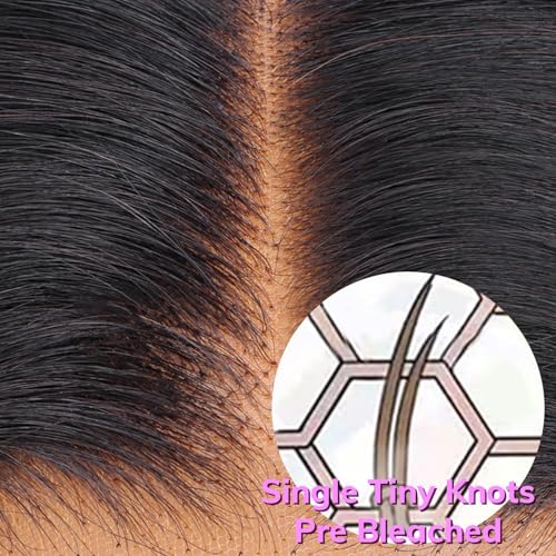 IDN BEAUTY SKINLIKE REAL HD 2X6 Lace Closure Human Hair 18 Inch Body Wave Closure Bleached Single Knots HD Closure Ultra-thin 2x6 Lace Closure Virgin Human Hair 0.1 mm Pre Plucked Hairline Closure