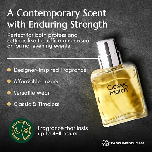 PB ParfumsBelcam Classic Match Green Eau De Toilette – 2.5 Fl Oz