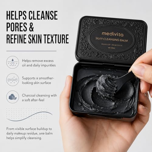 Charcoal Cleansing Balm Makeup Remover - 85ml Tin