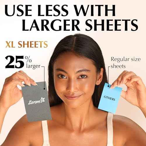 Natural Oil Blotting Sheets for Face with Bamboo Charcoal - 25% Larger - 3pk/300 Makeup Friendly Oil Absorbing Sheets for Face - Easy Dispensing Blotting Papers