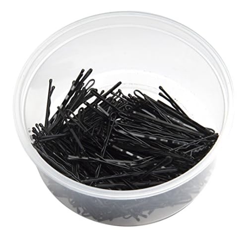 Diane, 2" Bobby Pins D452, BLACK, 300 Count