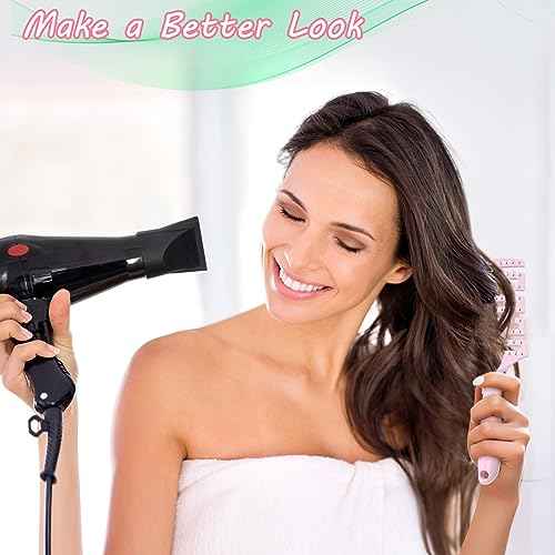 Hair Brush, Curved Vented Detangling Hair Brushes for Women Men Wet or Dry Hair,Faster Blow Drying Styling Professional Paddle Vent detangler brush (Light Green)