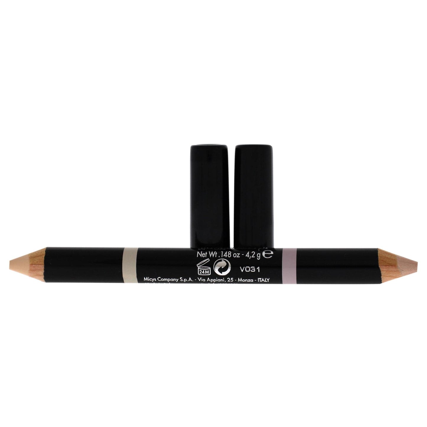 PUPA Milano Matte and Shine Highlighting Crayon 001 Beige - Eye Brightener Pencil with Matte and Shimmer - Smooth, Easy Blending Cream Formula for an Awake, Flawless Finish - Paraben Free - 0.148 oz