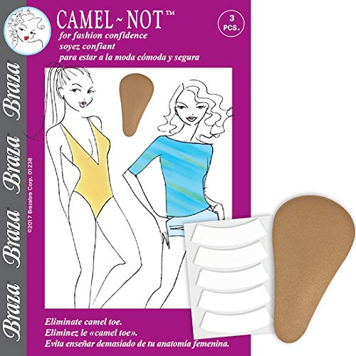 Braza Camel~Not Discreet Camel Toe Concealer - 3 Pack