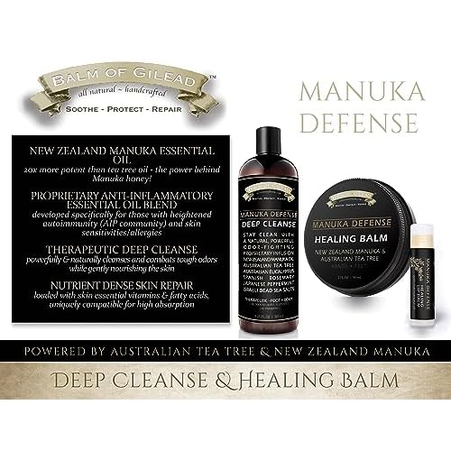 Foot Healing Cream ? Manuka Defense Healing Lip Balm, Intensive Moisture Therapy, Manuka + Tea Tree - Synergistic Action, Deeply Nourishing, Relieving by Balm of Gilead