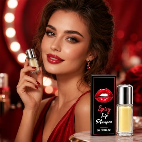 Eaton Kang Spicy Lip Plumper - Hydrating Glossy Lip Oil (2Pcs)