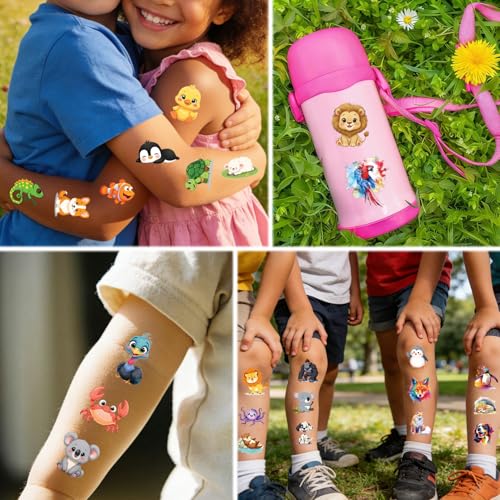 60 Brown Cowboy Temporary Tattoos - Western Party Favors