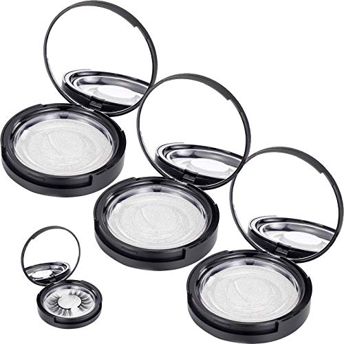 3 Pack Eyelash Storage Case with Mirror | Travel Lash Holder