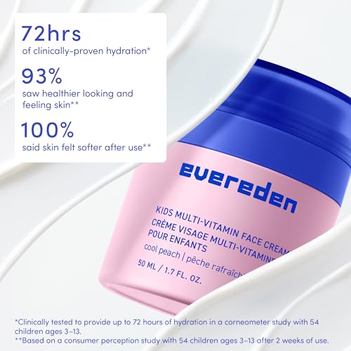 Evereden Kids Face Wash, Cream & SPF 30 Set, Ages 4+
