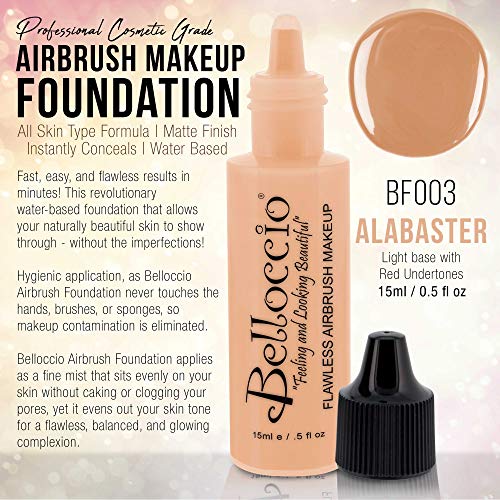 Belloccio Airbrush Makeup Foundation 1/2oz Buff
