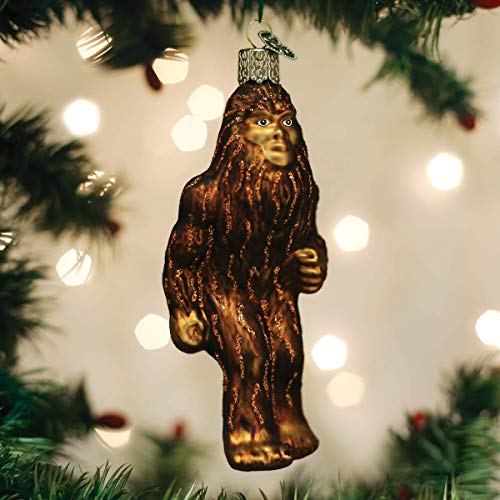 Old World Christmas Sasquatch Glass Blown Ornaments for Christmas Tree