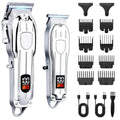 Professional Hair Clippers for Men - Cordless Beard Trimmer Set