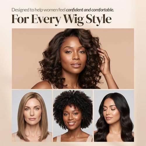 Milano Collection Lace WiGrip Non-Slip Velvet Wig Band - Chocolate Brown