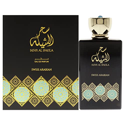 Swiss Arabian Sehr Al Sheila - Luxury Products From Dubai - Long Lasting, Addictive Personal EDP Spray Fragrance - Seductive Signature Aroma - 3.4 Oz