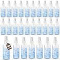 100PCS 2oz/60ml Small Spray Bottle, Clear Fine Mist Spray Bottle Mini Empty Hair Spray Bottle, Plastic Refillable Cosmetic Containers for Plants, Cleaning, Misting & Skin Care