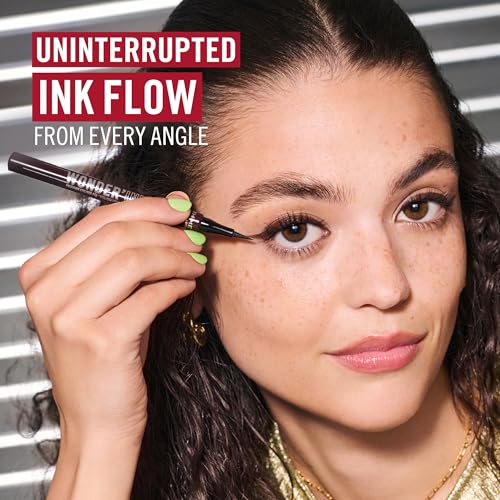 Rimmel Wonder'Ink Eyeliner Pen, Waterproof Matte Black