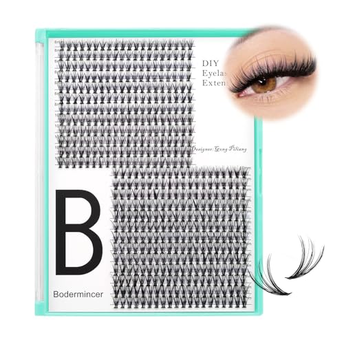 Bodermincer 20D Lash Clusters C Curl 8-10-12mm Mixed 500pcs