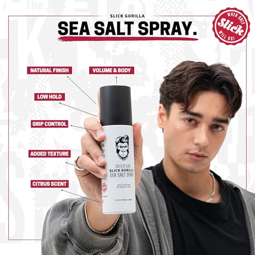Men's Sea Salt Spray & Clay Pomade Styling Bundle