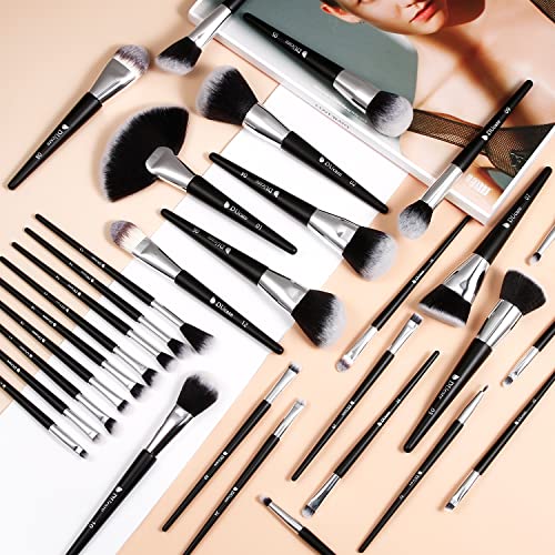 DUcare Makeup Brushes Professional 32Pcs +DUcare Foundation Brush